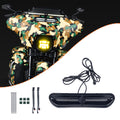 NEOCHIAEVO Plug & Play Vent Insert Turn Signal Light LED White Running Light And Amber Turn Signal, Compatible With Harley Touring Street Glide Ultra Limited 2014-2023, ABS Plastic