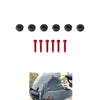6 PCS Aluminum T27 Detachable Windshield Bushing Grommets Bolt Screws Kit Fit for Harley Softail FXLRST 117 Low Rider ST EI Diablo FXRST M8 2022-2024 2025 (Black)