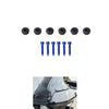 6 PCS Aluminum T27 Detachable Windshield Bushing Grommets Bolt Screws Kit Fit for Harley Softail FXLRST 117 Low Rider ST EI Diablo FXRST M8 2022-2024 2025 (Black)