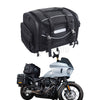 Universal Motorcycle Travel Luggage, Expandable Tail Bag, All Weather Rack Bag, Sissy Bar Bags, Helmet Bag, Tour Pack Bag Storage Backpack with 6 Straps, Waterproof cover