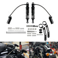 Remote Reservoir Rear Suspension Adjustable Shocks for Harley Touring Road King Electra Street Road Glide 2014+