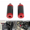 CNC Aluminum with Carbon Fiber Inlay Slider Chachos for Harley Crash Bars / Bag Guards