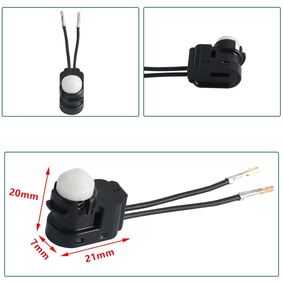 Front Brake Light Handlebar-Mounted Switch-Pressure Sensor Compatible with Harley Softail 2012-2024, Dyna 2012-2017, Sportster XL 2014-2022-Replaces HD# 71500118, Waterproof