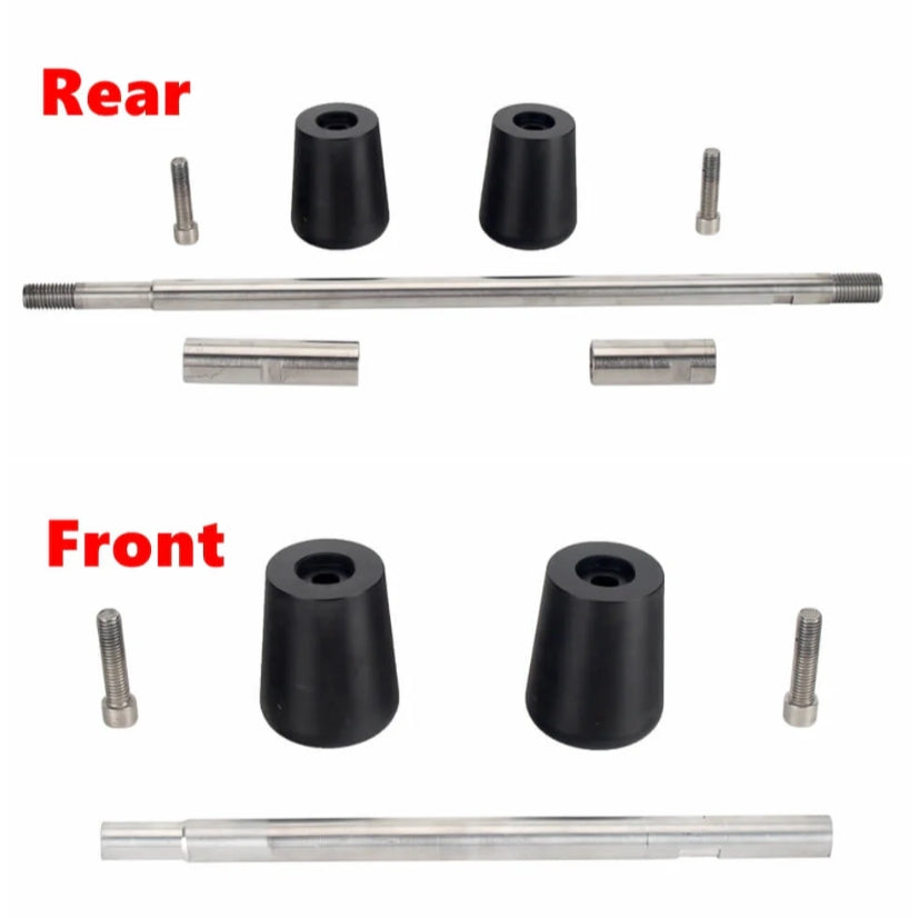 Front Rear Axle Fork Wheel Slider Falling Protector Crash Stand For Harley Pan America 1250 Special CVO RA1250S RA1250 SE 2021-2024