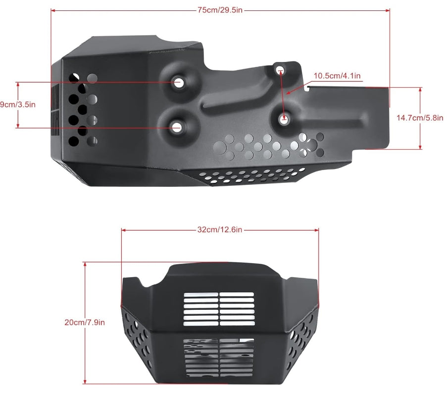 Heavy-duty Aluminum Engine Skid Plate Belly Pan Bash Plate Chassis Protection Cover For Harley Pan America 1250 Special RA1250S RA1250 2021-2024