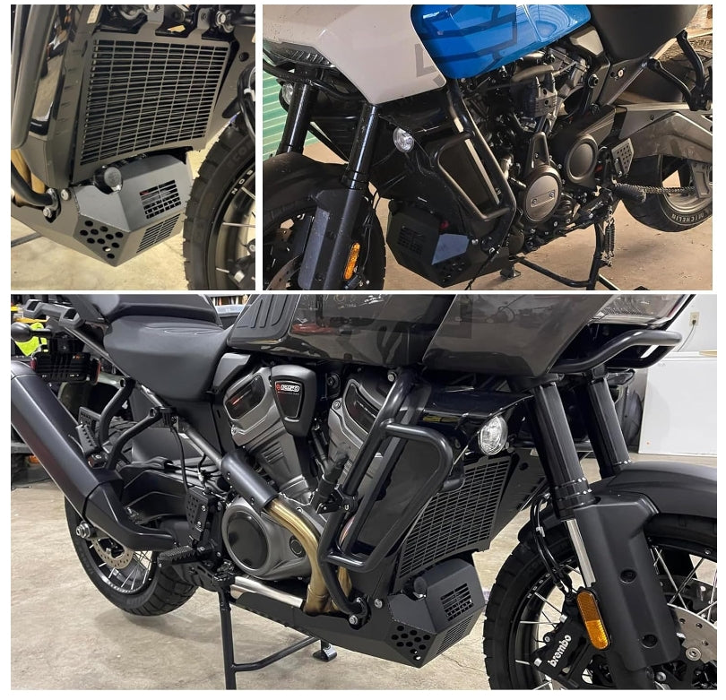 Heavy-duty Aluminum Engine Skid Plate Belly Pan Bash Plate Chassis Protection Cover For Harley Pan America 1250 Special RA1250S RA1250 2021-2024