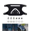 Curved Laydown License Plate Mount 3-bolt mounted Relocation Bracket For Harley