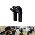 6/8/10 Inch Club Style CNC Pullback Handlebar Risers For Harley 1'' Bar Dyna Softail Sportster Low Rider Fat Street Bob FLSL FXBB FXBR FXLRST (Black)