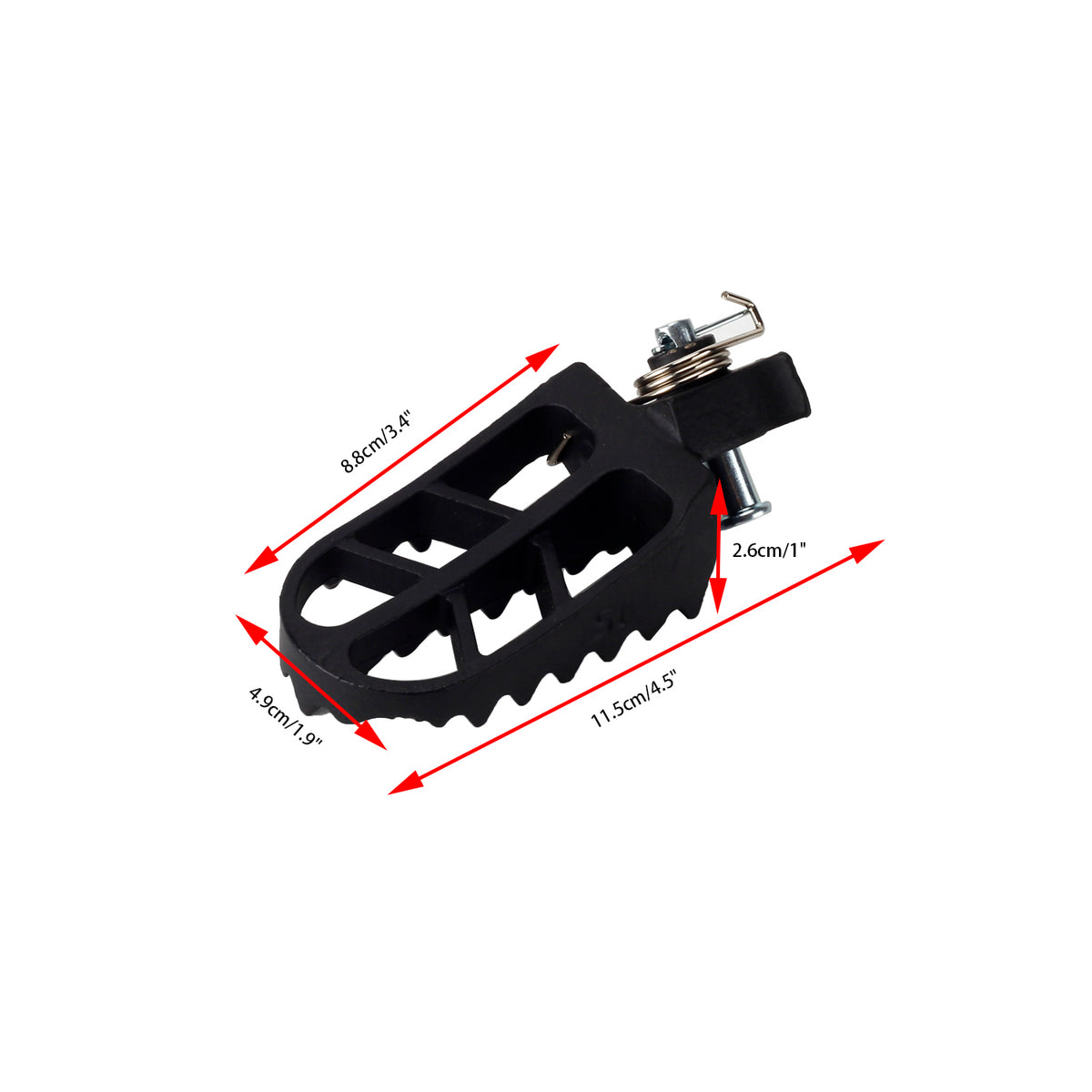 MX Chopper Bobber Style Footpeg Foot Rest Pedal Compatible with Harley Pan America RA1250 and RA1250S models 2021 +