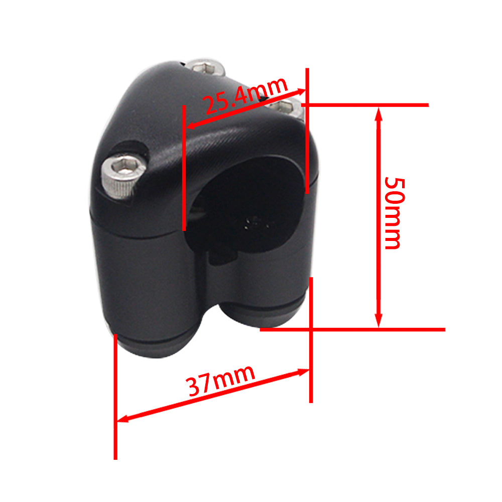 Universal 3 Buttons CNC Hand Control Momentary Switch Micro Switch, For 7/8 Inch 22mm, For 1 Inch 25mm Bars Handlebar Bobber Cafe Racer Chopper