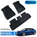 All Weather Interior Floor Mats Fit For Tesla Model 3 2024 2023 2022-2017