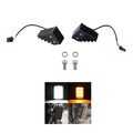 Plug & Play Performance LED Fog Front Lights with Amber Turn Signals and White Running Light Fit for Harley Softail Low Rider ST FXLRST 2022-2025 2026,Low Rider El Diablo FXRST 2022