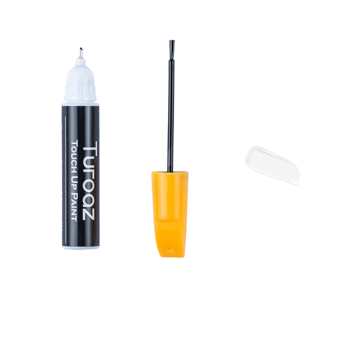 Color Matched Touch Up Paint Pen Brush Compatible with Tesla Model S 3 X Y (Pearl White Multi-Coat - PPSW)