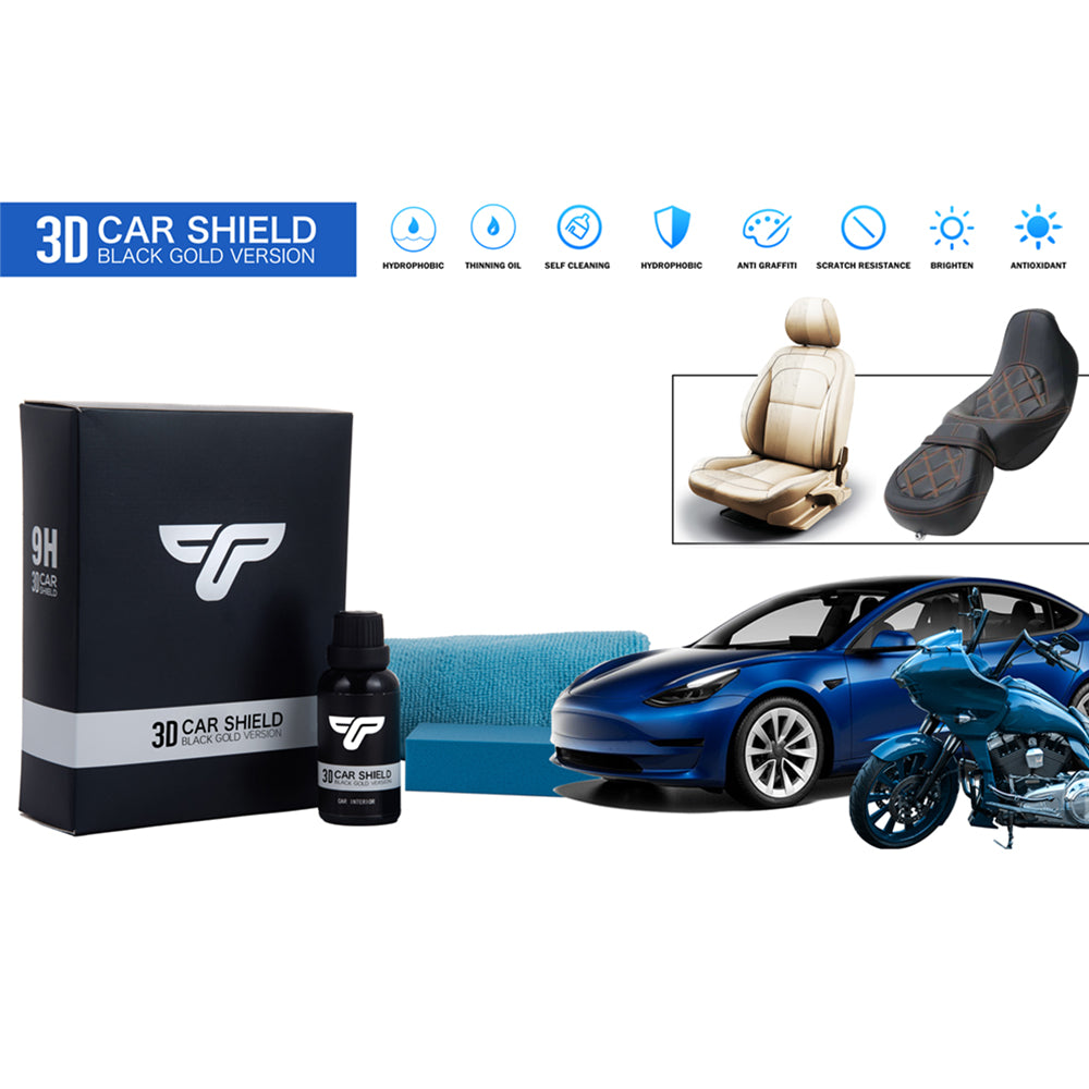 Nanoscale protective coating, Anti-Scratch Super Hydrophobic Liquid, Stronger Than Ceramic Coating, Patented Product, Use for Leather Surfaces, Car Motorcycle Seats, Furniture bags, etc. 30ML
