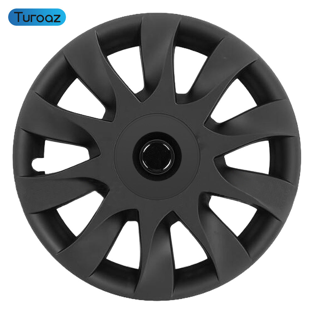 19 Inch Hubcaps for Tesla Model Y, 4PCS Replacement Wheel Hub Caps Protector Automobile Model Y Wheel Cover Kit Exterior Accessories