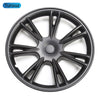 19 Inch Hubcaps for Tesla Model Y, 4PCS Replacement Wheel Hub Caps Protector Automobile Model Y Wheel Cover Kit Exterior Accessories