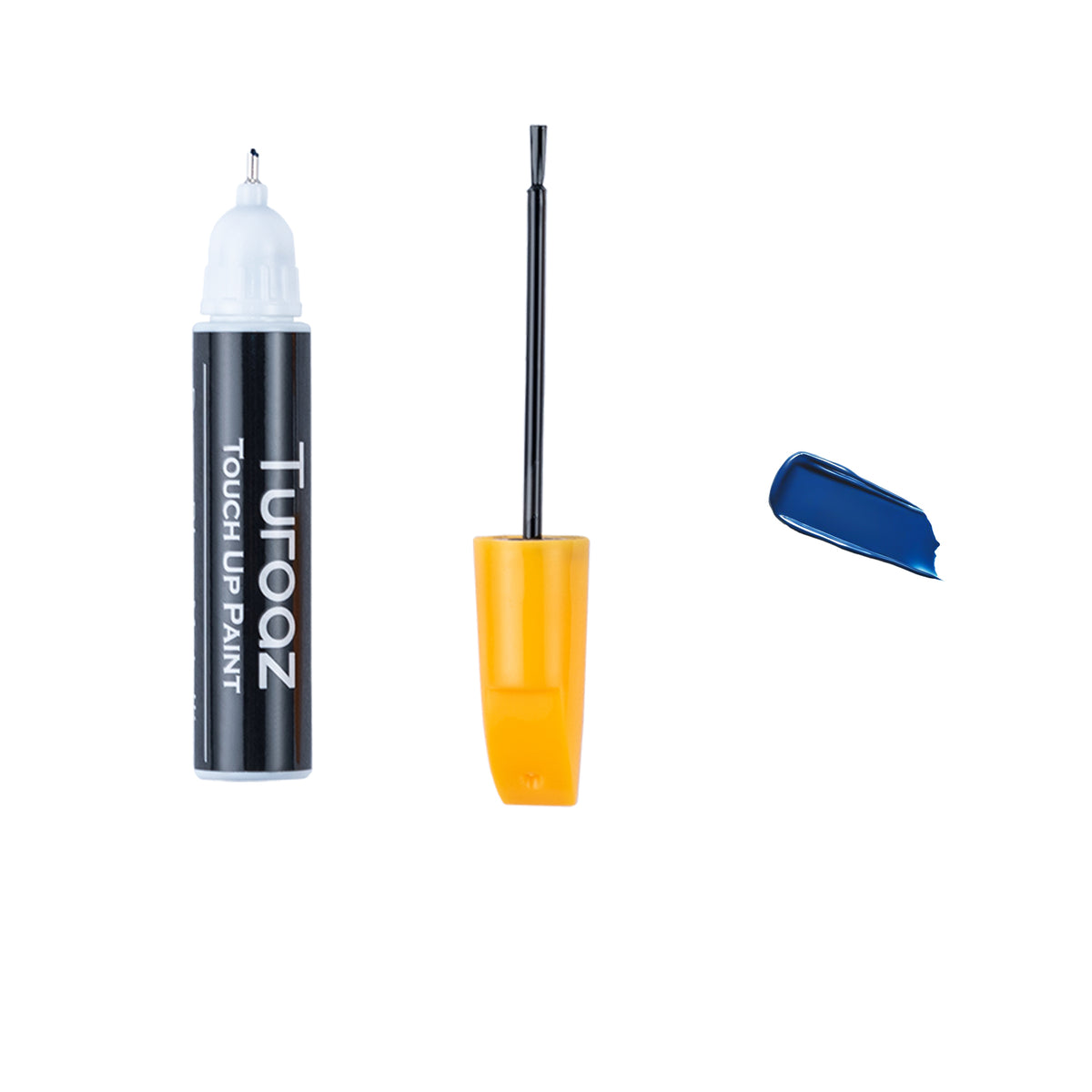Color Matched Touch Up Paint Pen Brush Compatible with Tesla Model S 3 X Y (Deep Blue Metallic - PPSB)