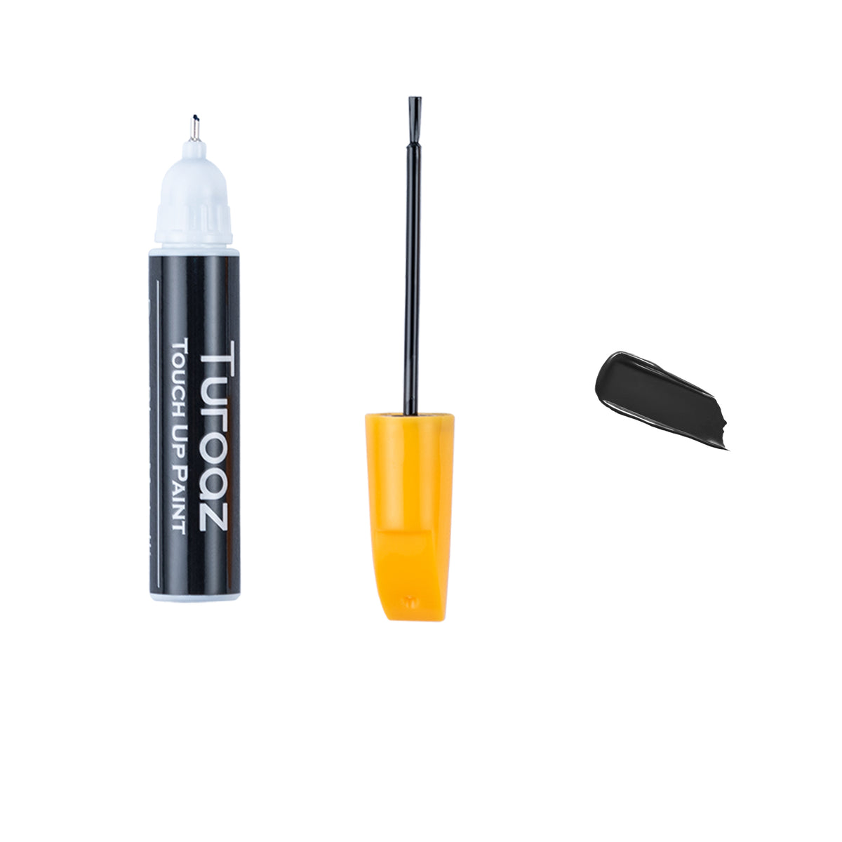 Color Matched Touch Up Paint Pen Brush Compatible with Tesla Model S 3 X Y (Solid Black - PBSB)
