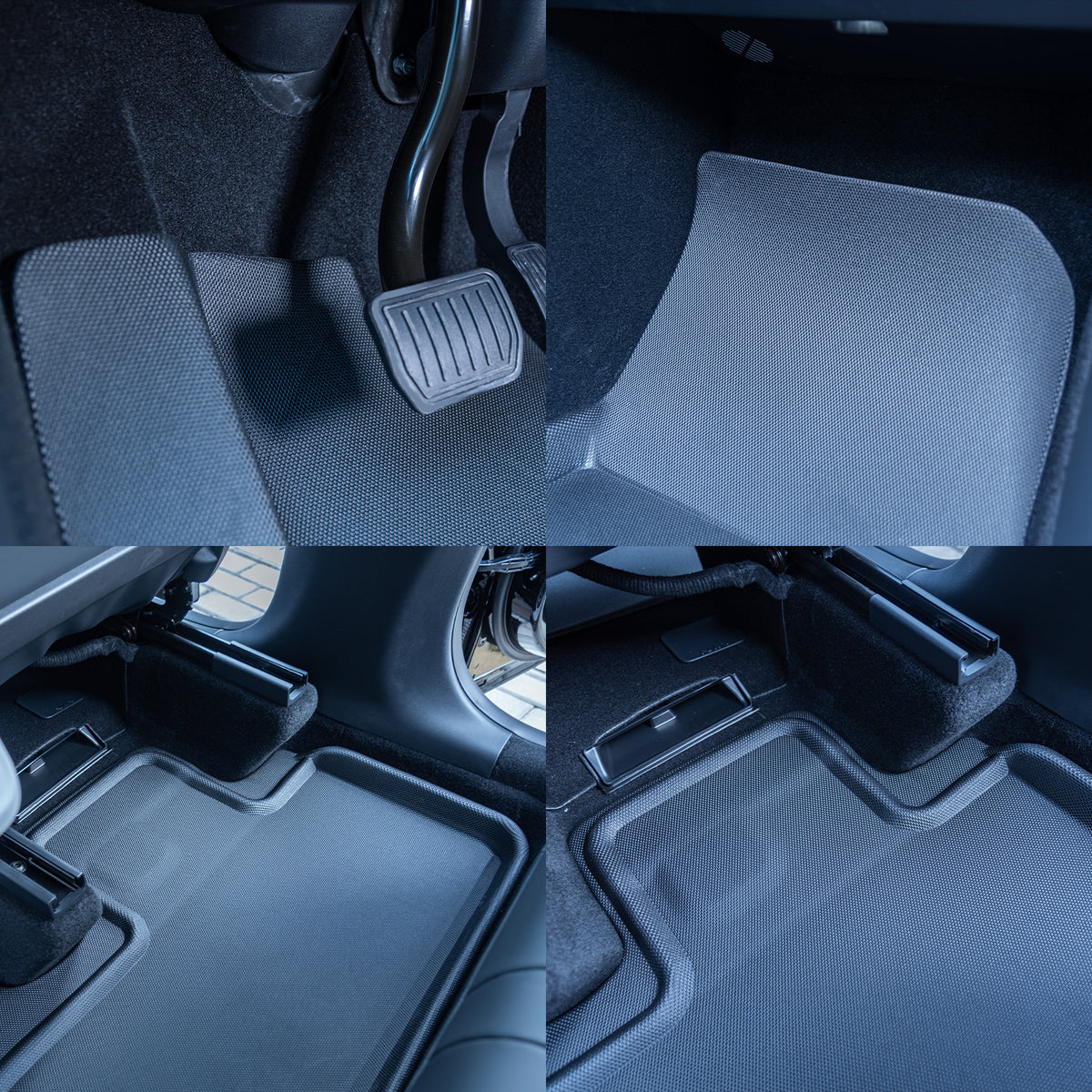 Floor Mats Fit For Tesla Model Y 2021up, Floor Liners, Interior Accessories (1st & 2nd Row for 5 or 7 Seats)
