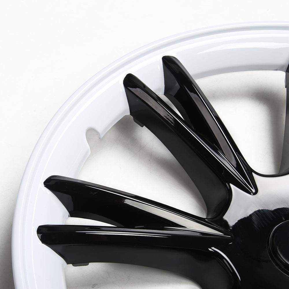 19 Inch Hubcaps for Tesla Model Y, 4PCS Replacement Wheel Hub Caps Protector Automobile Model Y Wheel Cover Kit Exterior Accessories