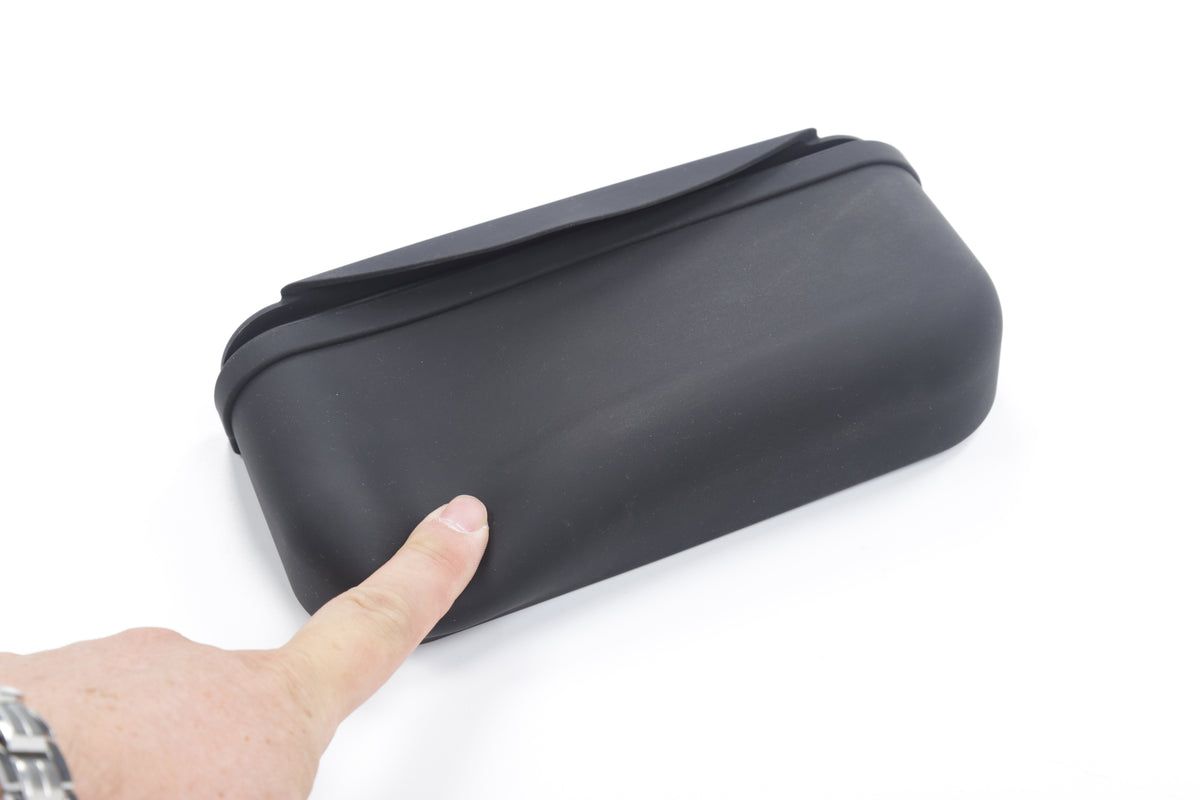 Storage Box Silicone Velcro Sunglasses Coin Little Things Holder, Fit for All Flocking Area Fit for Tesla Model 3 & Y Accessories