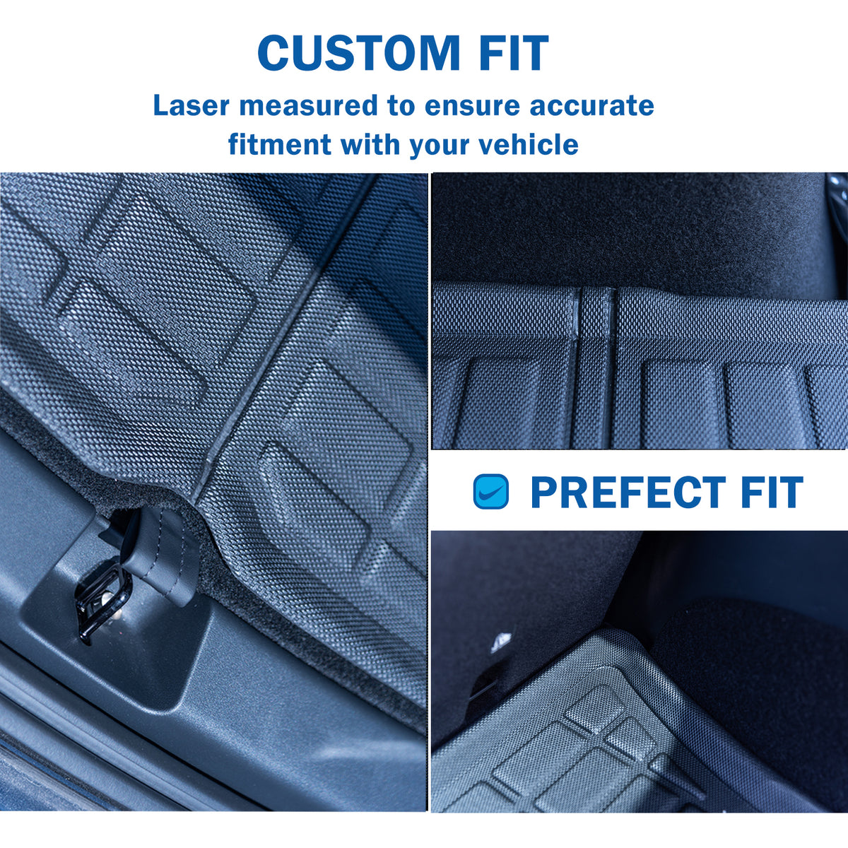Right-Hand Drive Floor Mats Fit For Tesla Model Y 2021up, Interior Accessories (Set of 6)