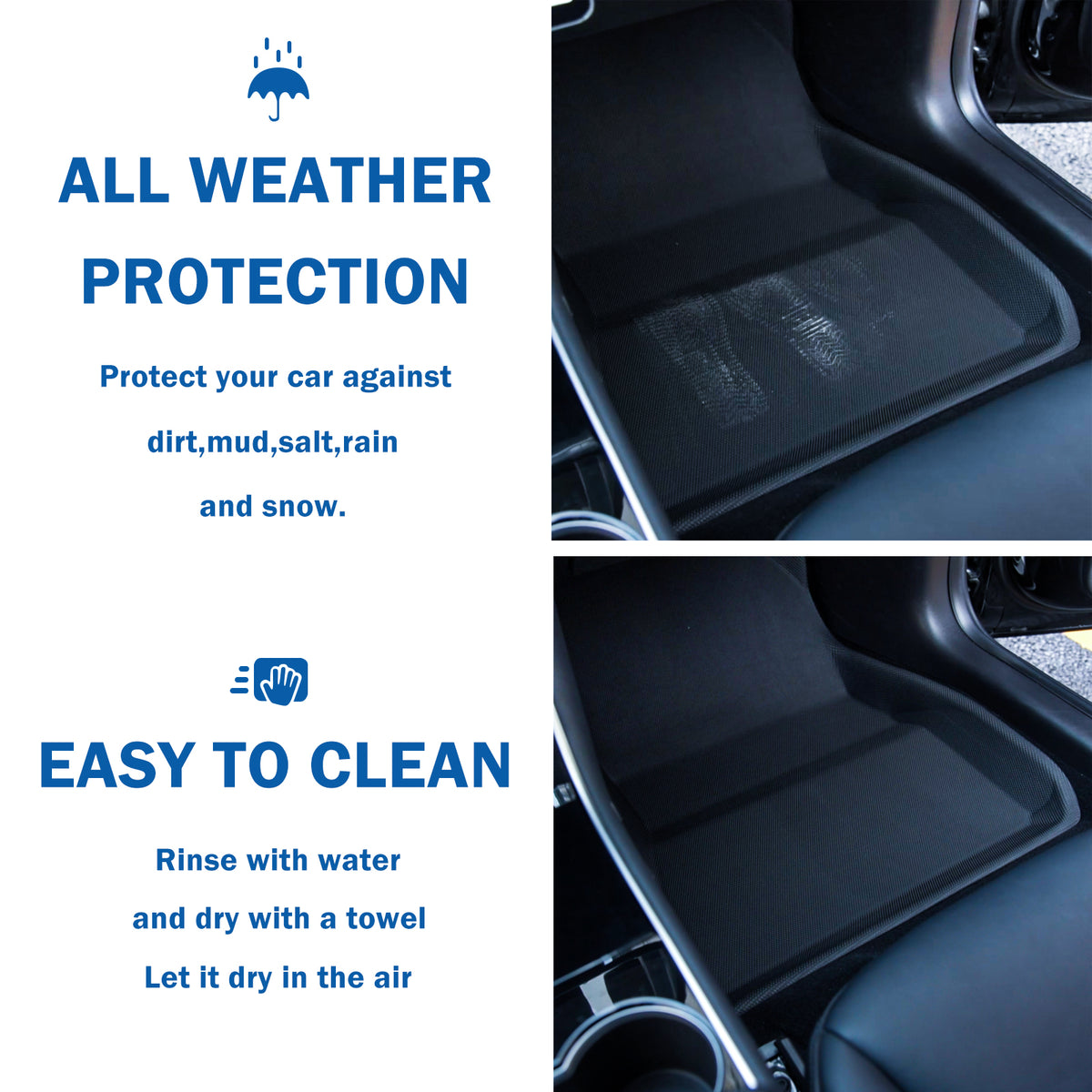 Tesla Model 3 All Weather Floor Mats